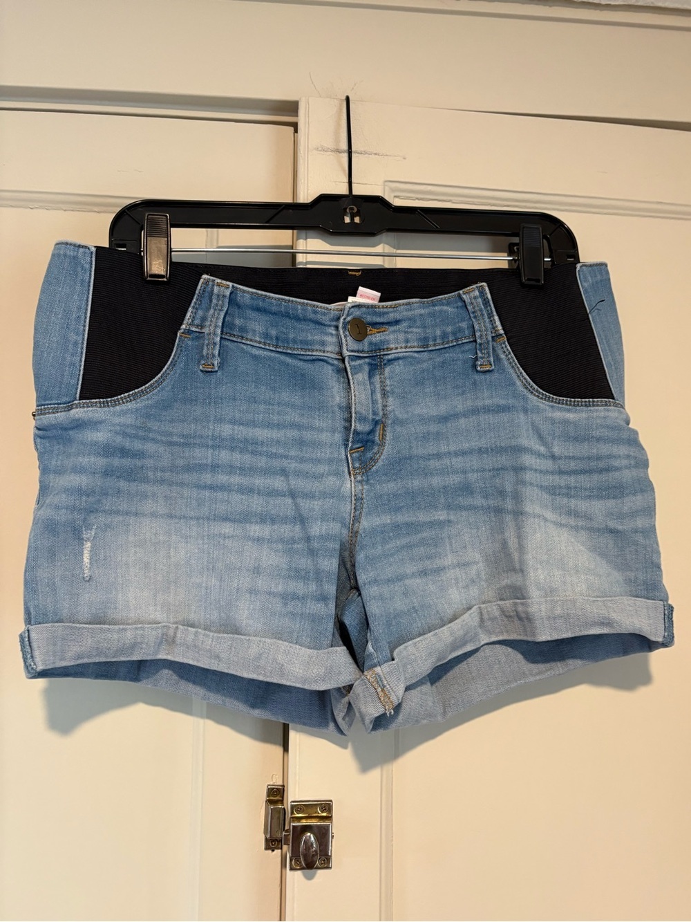 Isabel Maternity Underbelly Midi Short